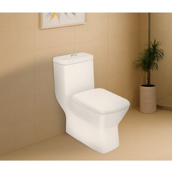 Hindware Element One Piece Toilet S-300 Starwhite (92082)