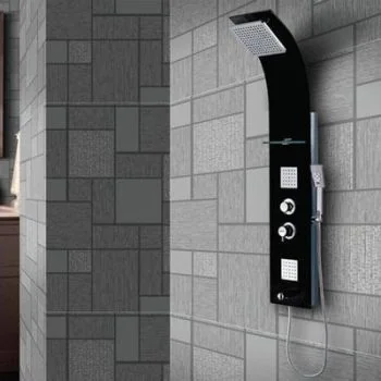 Jaquar Glassy Black Showel Panel JPL-BLK-ST86112