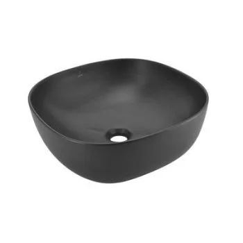 Jaquar Jdr Thin Rim Table Top Basin Black Matt (JDS-BLM-25911)