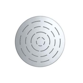 Jaquar Maze Overhead Shower 240Mm Round Shape Single Flow (Body & Face Plate Stainless Steel With Chrome Finish) With Rubit Cleaning System