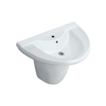 Jaquar Vignette Wall Hung Basin (VGS-WHT-81803+VGS-WHT-81307)