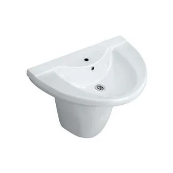 Jaquar Vignette Wall Hung Basin (VGS-WHT-81803+VGS-WHT-81307)