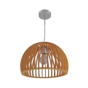 Jaquar 1 LT Bamboo wood with Natural Wooden Finishing Pendant (JFO-NAW-SLPEW00833E27)
