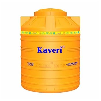 Kaveri Water Tank Triple Layer Yellow 2000 Ltr