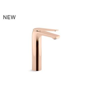 Kohler  Tall Single-Control Basin Faucet In Rose Gold Rose Gold (K-97347T-4-Rgd)