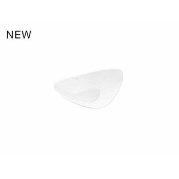 Kohler Nysa Vessel Basin Without Faucet Hole In White White (K-31343In-Ss-0)