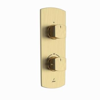 Jaquar Kubix Prime Aquamax Concealed With 2Way Diverter Antique Bronze