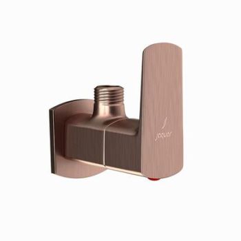 Jaquar Kubix Prime Angular Stop Cock With Wall Flange Antique Copper