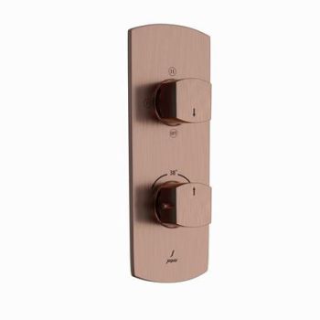 Jaquar Kubix Prime Aquamax Concealed Thermostatic Shower Mixer With 3Way Diverter Antique Copper