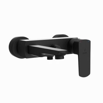 Jaquar Kubix Prime Single Lever Wall Mixer With Provision Of Hand Shower, But Without Hand Shower Black Matt
