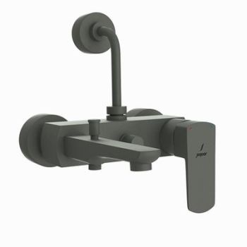 Jaquar Kubix Prime Single Lever Wall Mixer 3-In-1 System With Provision For Both Hand Shower And Overhead Shower Graphite KUP-GRF-35125PM