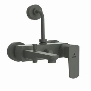 Jaquar Kubix Prime Single Lever Wall Mixer 3-In-1 System With Provision For Both Hand Shower And Overhead Shower Graphite KUP-GRF-35125PM