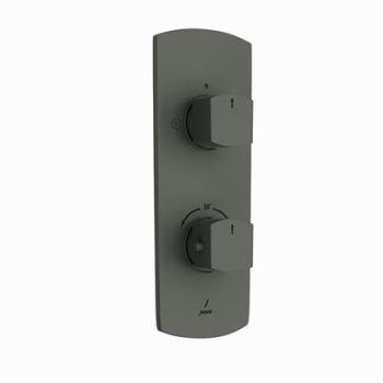 Jaquar Kubix Prime Aquamax Concealed With 2Way Diverter Graphite
