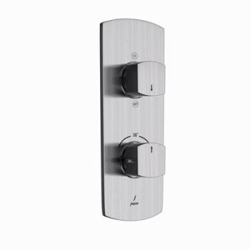 Jaquar Kubix Prime Aquamax Concealed Thermostatic Shower Mixer With 3Way Diverter Stainless Steel