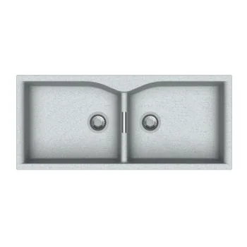 Carysil Largo 4520 Quartz Double Bowl Kitchen Sink