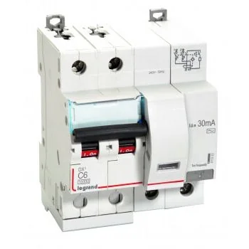 Legrand RCBO Double Pole 240 V AC Type 30 mA