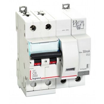 Legrand RCBO Double Pole 240 V AC Type 100 mA