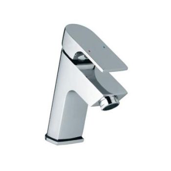 Jaquar Lyric Single Lever Basin Mixer Without Popup Waste With 450Mm Long Braided Hoses