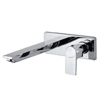 Jaquar Lyric Exposed Part Kit Of Single Concealed Stop Cock Consisting Of Operating Lever, Cartridge Sleeve, Wall Flange (With Seals) & Basin Spout
