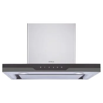 Elica METEORITE EDS HE LTW 60 NERO T4V LED Wall Mounted Chimney-Stainless Steel