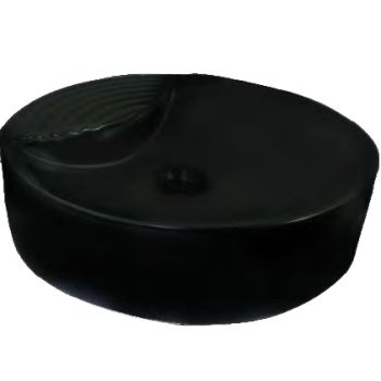 Hindware Moonlit Over Counter Basin Matte Black