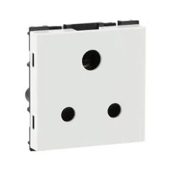 Crabtree Murano 6 A 3 Pin Shuttered Socket