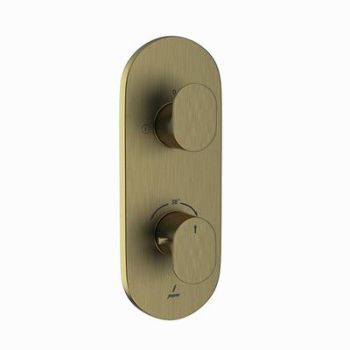Jaquar Opal Prime Aquamax Thermostatic Shower Mixer With 2Way Diverter  Antique Bronze