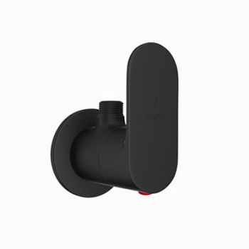 Jaquar Opal Prime Angular Stop Cock With Wall Flange Black Matt