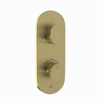 Jaquar Opal Prime Aquamax Thermostatic Shower Mixer With 2Way Diverter Dust Gold