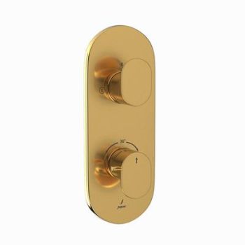 Jaquar Opal Prime Aquamax Thermostatic Shower Mixer With 2Way Diverter Full Gold