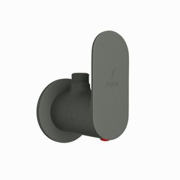 Jaquar Opal Prime Angular Stop Cock With Wall Flange Graphite