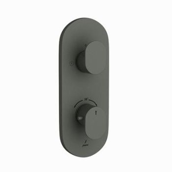 Jaquar Opal Prime Aquamax Thermostatic Shower Mixer With 2Way Diverter Graphite