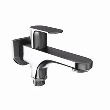 Jaquar Opal Prime 2 Way Bib Cock With Wall Flange Stainless Steel
