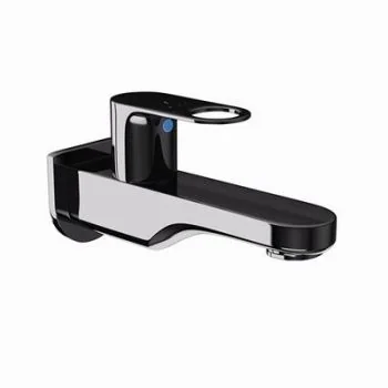 Jaquar Ornamix Prime Bib Cock With Wall Flange Black Chrome