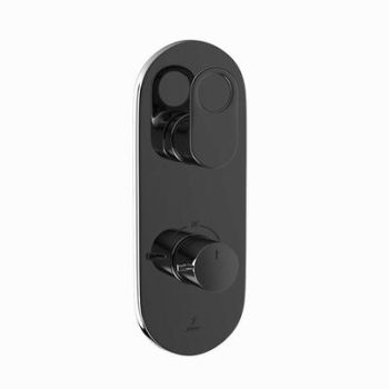 Jaquar Ornamix Prime Aquamax Thermostatic Shower Mixer With 2Way Diverter Black Chrome