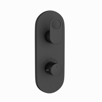 Jaquar Ornamix Prime Aquamax Thermostatic Shower Mixer  Black Matt