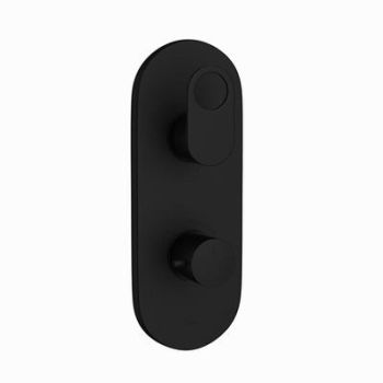 Jaquar Ornamix Prime Aquamax Thermostatic Shower Mixer With 2Way Diverter Black Matt