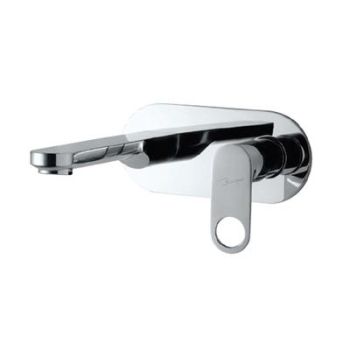 Jaquar Ornamix Prime Exposed Part Kit Of Single Concealed Stop Cock Consisting Of Operating Lever, Cartridge Sleeve Of Wall Flange (With Seals) & Basin Spout Chrome