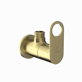 Jaquar Ornamix Prime Angular Stop Cock With Wall Flange Dust Gold