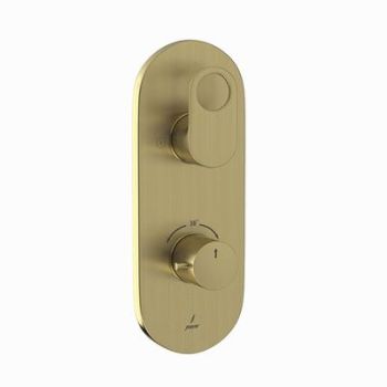 Jaquar Ornamix Prime Aquamax Thermostatic Shower Mixer With 2Way Diverter Dust Gold