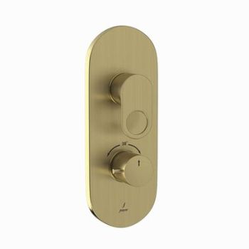 Jaquar Ornamix Prime Aquamax Thermostatic Shower Mixer  With 3Way Diverter Dust Gold