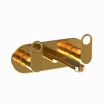 Jaquar Ornamix Prime Two Concealed Stop Cocks With Basin Spout (Composite One Piece Body) Full Gold