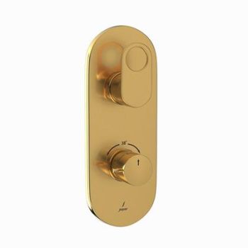 Jaquar Ornamix Prime Aquamax Thermostatic Shower Mixer  Full Gold