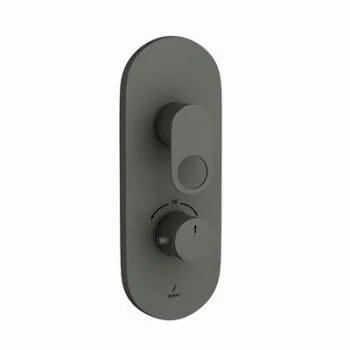 Jaquar Ornamix Prime Aquamax Thermostatic Shower Mixer  With 3Way Diverter Graphite