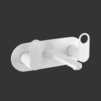 Jaquar Ornamix Prime Two Concealed Stop Cocks With Basin Spout (Composite One Piece Body) White Matt