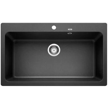 Hafele Blanco Naya XL 9 Anthricate Silgranit Single Bowl Kitchen Sink