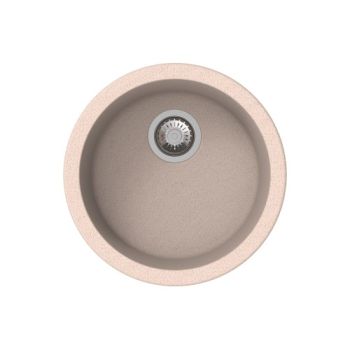Carysil Rock Quartz Round Single Bowl Kitchen Sink