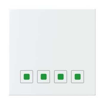 Anchor Roma Urban Touch 1 Way 4 Switch - 10A
