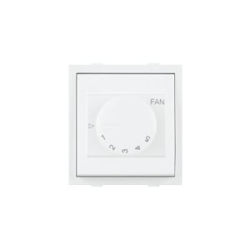 Roma White Fan Step Regulator 100W ISI