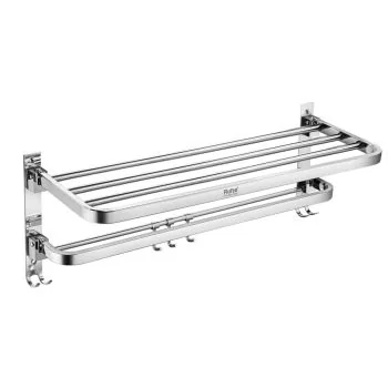 Ruhe Dual Foldable 304-Grade Towel Rack (24 Inches) 12-1301-04